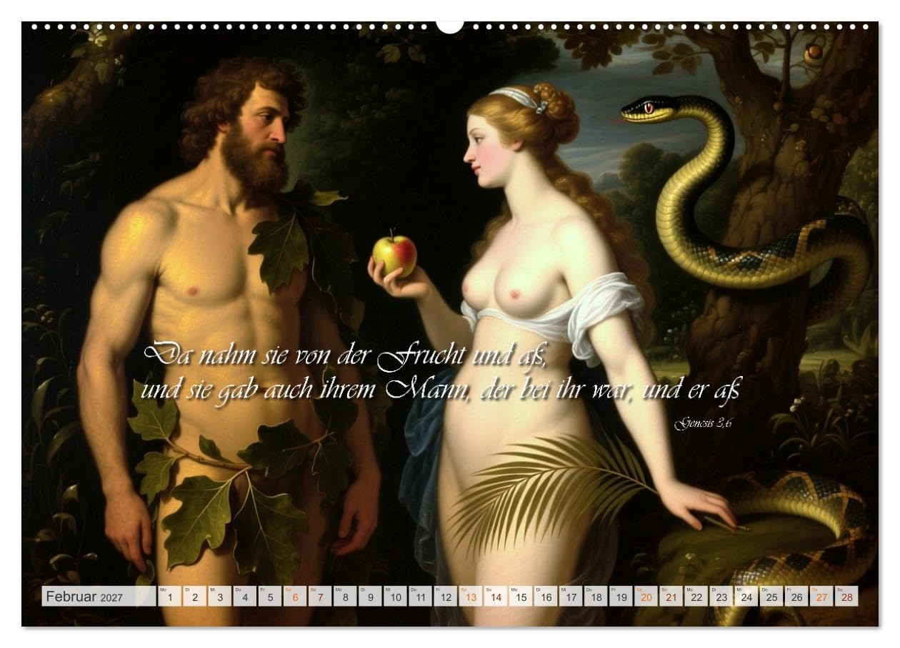 Die Kraft der Bibel (hochwertiger Premium Wandkalender 2027 DIN A2 quer), Kunstdruck in Hochglanz: Ausgewählte Bibelzitate in malerischen Bildern (CALVENDO Glaube)