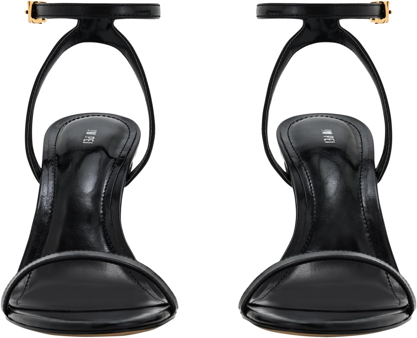 JW PEI Women's Alivia Gold Metal Heel Sandals - Image 5