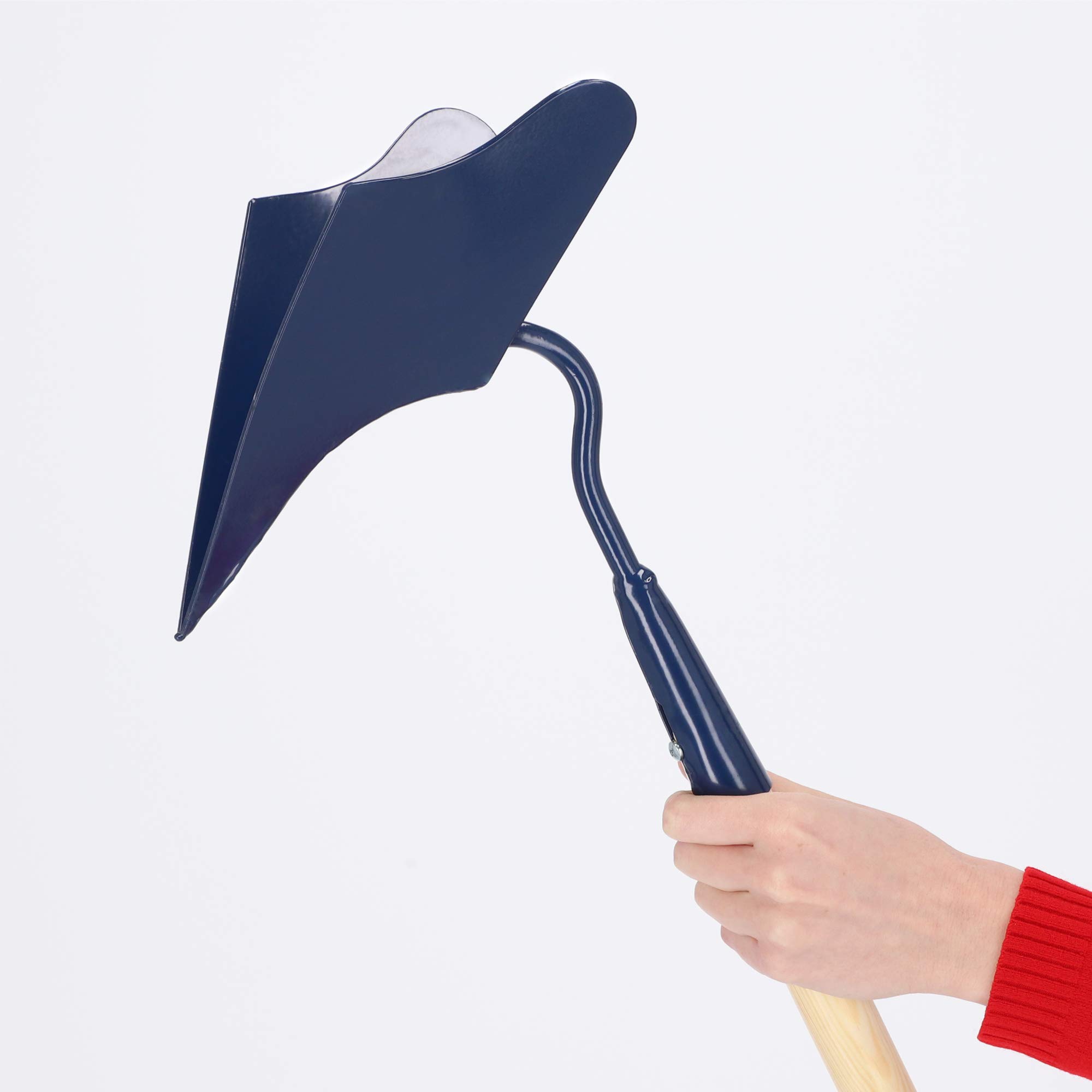 KADAX Häufler - Mandrin à main en métal de 1,7 m de long - Accessoire de jardin pour amasser la terre, les pommes de terre, les légumes (largeur : 14 cm)