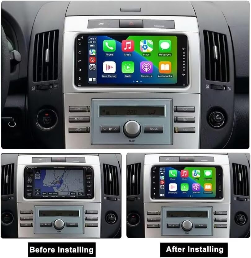 Android Radio Stereo for Toyota Tundra 2003-2006, Biorunn 7 Inch Octa Core GPS Navi Wireless Wired Car-Play Android Auto Head Unit IPS Touch Screen BT FM AM RDS DSP, 4GB RAM 32GB ROM