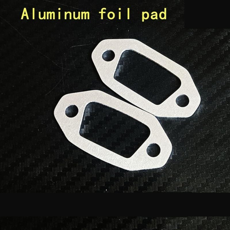 Exhaust Aluminum Gaskets for RC Boats, 2-Pack High-Performance Seals for Gasoline Engines