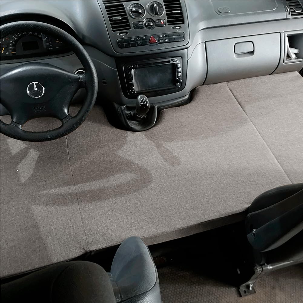 K´Foam Colchón Plegable Cama Delantera Camper para Mercedes Vito Color Gris (2003-2014)