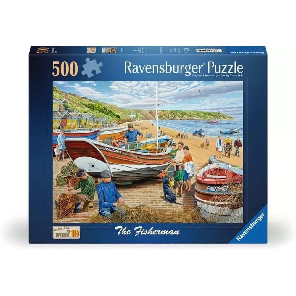 Ravensburger Happy Days At Work The Fisherman 500 Pieces