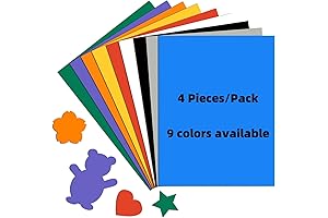 4 Pieces Magnetic Vinyl Sheets for Car, 8.5X11” Orange Coloring