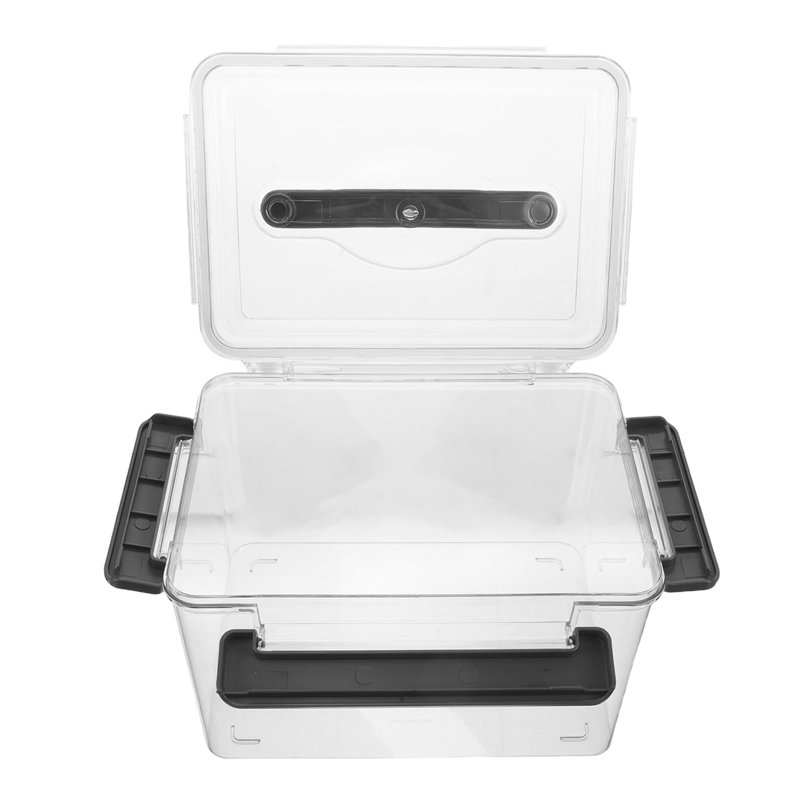 Ciieeo Acrylic Transparent Camera Lens Organizer Box with Sealed Ring Lightweight Shockproof Protective Display Case for Digital Photo Gear Mountaineering Camera Bag Compatible