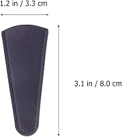 Vista 9 de EXCEART 4pcs Costura Cuero Cubierta Protector Seguridad Recorte Belleza Herramienta de Protección Cubierta de Recoger Bolsas