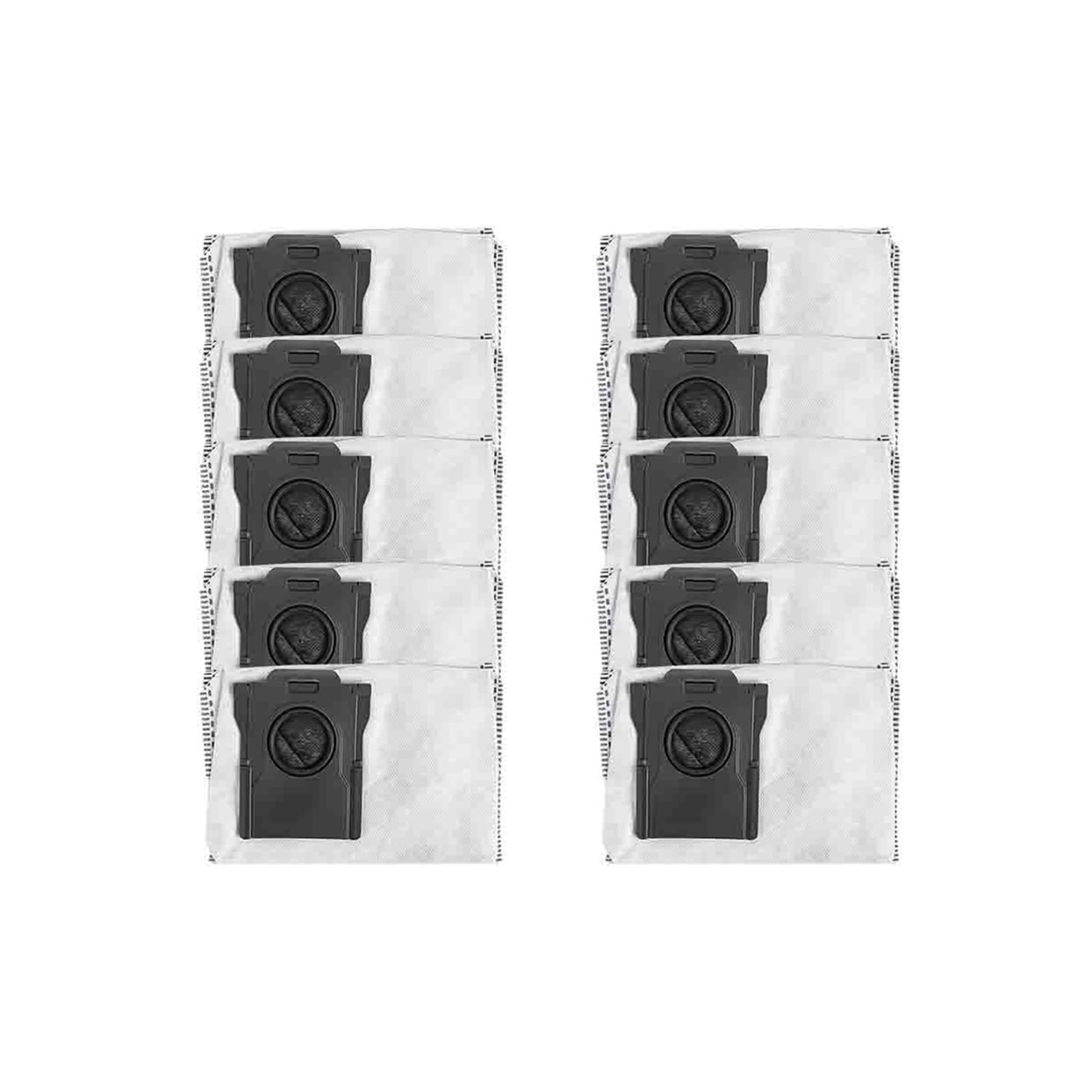 HIZON Robot Disposable Parts Dust Bags，Compatible For Dreame， X50/X50 Pro/X50 Ultra/X50 Master/X40 Pro/X40 Pro Ultra/X40 Enhanced/S30 Pro Ultra