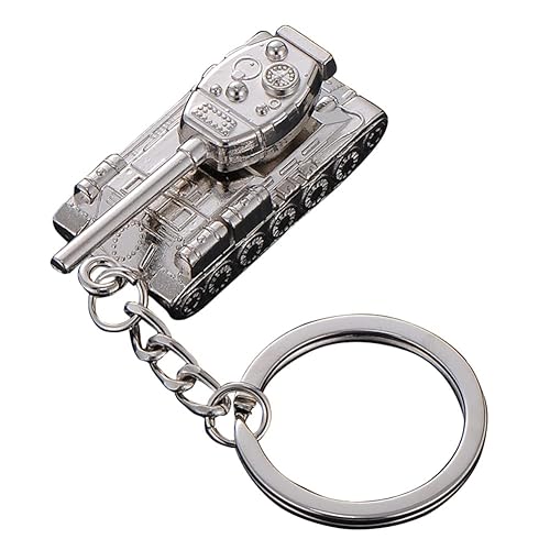 Keychain Tank Model Pendant Keyring Metal Key Ring Charm Jewellery