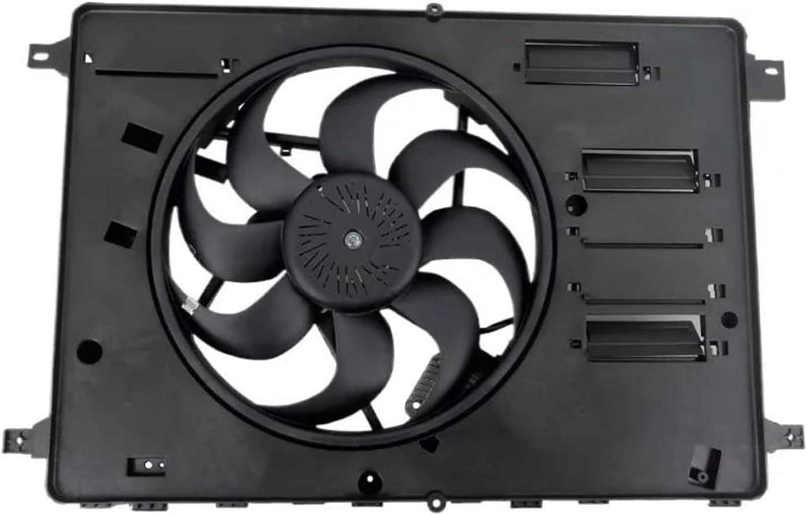 Coche para radiador Módulo de ensamblaje del ventilador de refrigeración del radiador del motor del automóvil para piezas del motor del vehículo.