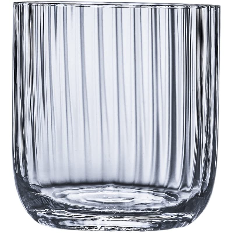 Amazon | ロックグラス 2点セット 縦縞 385ml クリスタルガラス