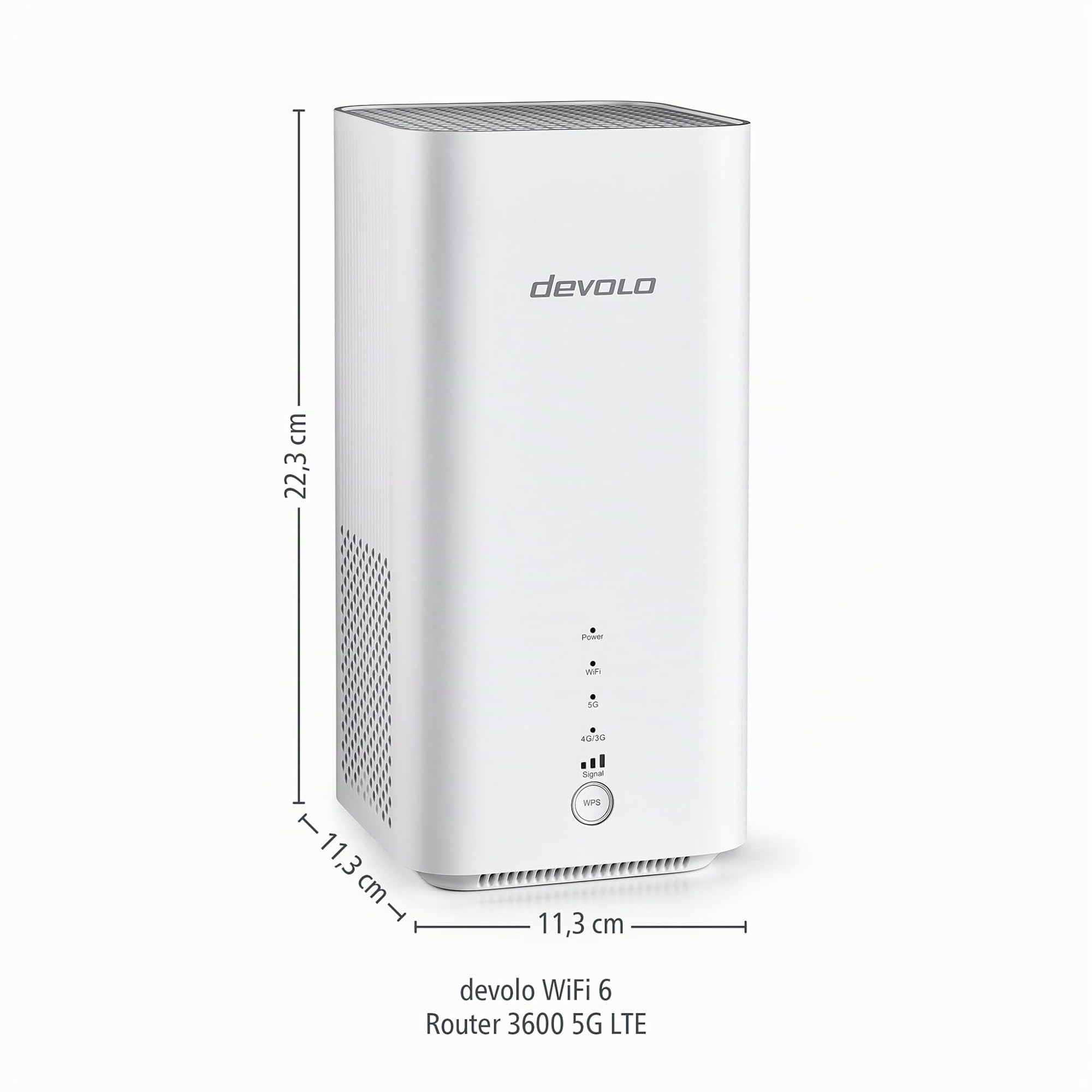 devolo WiFi 6 Router 3600 5G LTE, routeur 5G Mobile, Carte SIM routeur WiFi, Internet Mobile à la Maison et en déplacement, 3.600 Mbits/s, Blanc