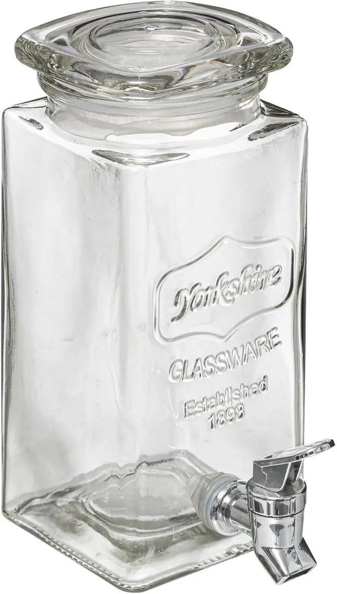 Paris Prix Secret de Gourmet - Distributeur de Boisson''Modern Wood'' 36cm Transparent Off-white