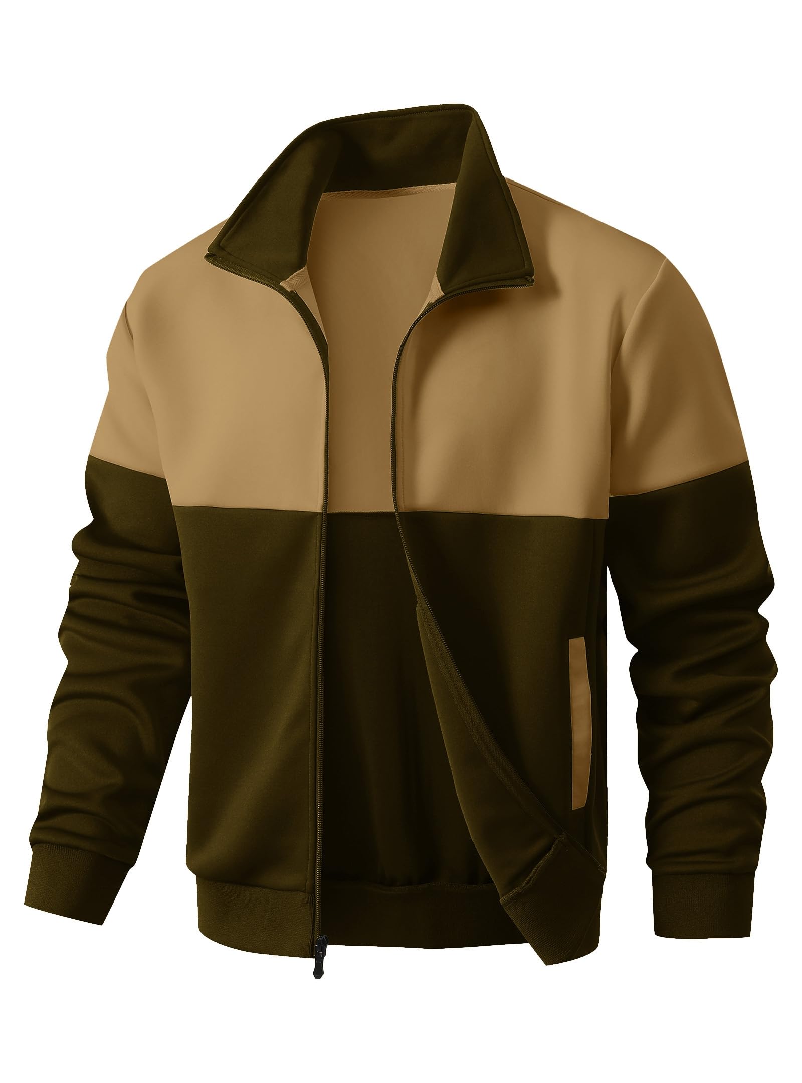 Zaitun Veste bomber légère et décontractée pour homme