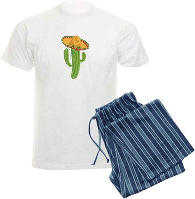 Amazon.com: CafePress Sombrero Cactus Pajamas Pajama Set: Clothing