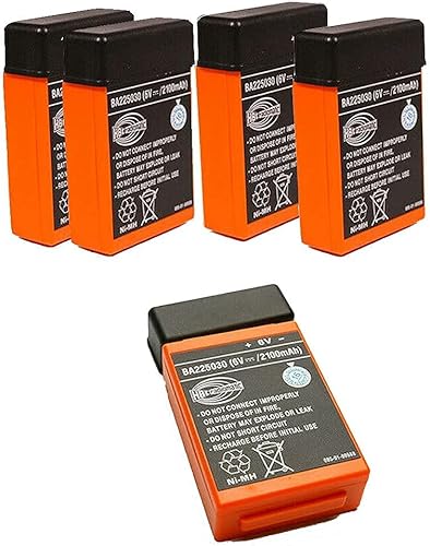 Miniatura 4 de KANGLEUS Batería recargable de 6 V 2100 mAh BA225030 Ni-Mh Batería radiomática HBC BA225030 para grúa HBC bomba de control remoto batería de camión