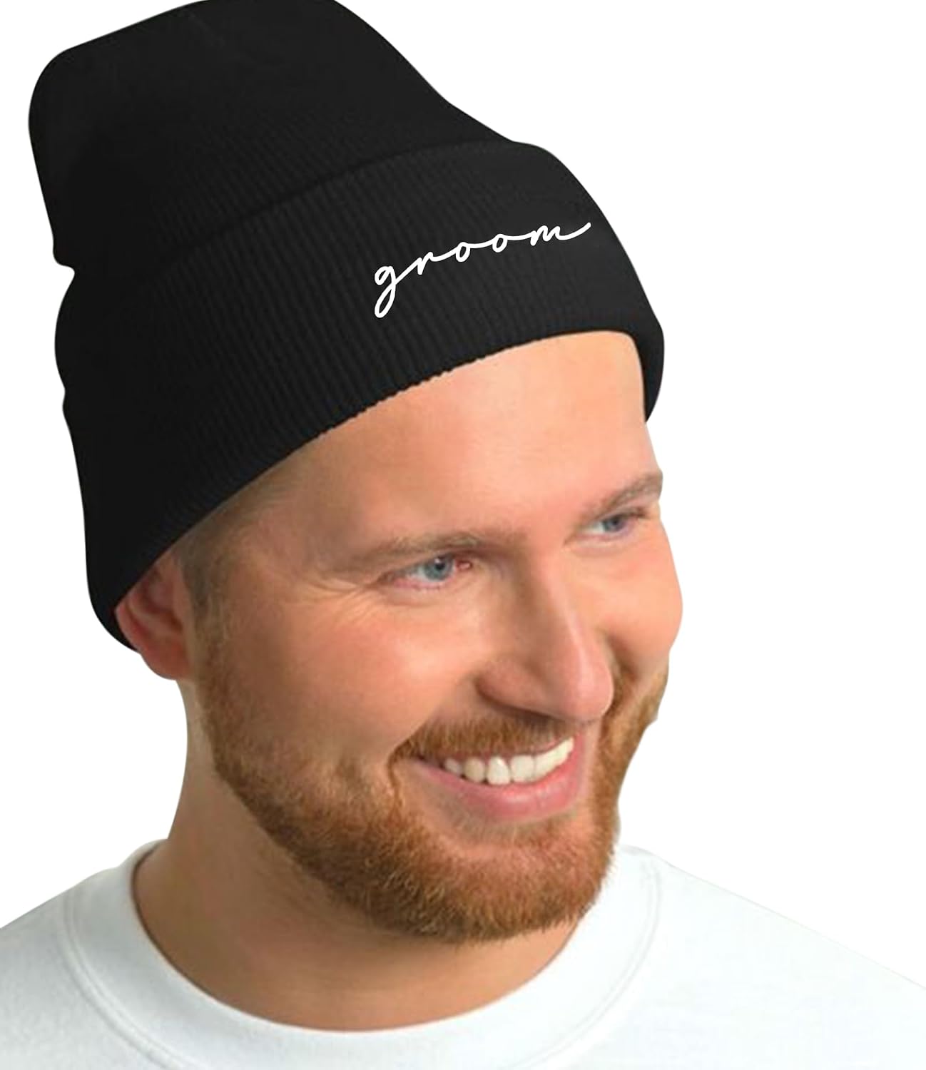 Bride and Groom Beanies, Wedding Gifts for Couples, His and Hers Engagement Gift, Honeymoon Travel Essentials image 5