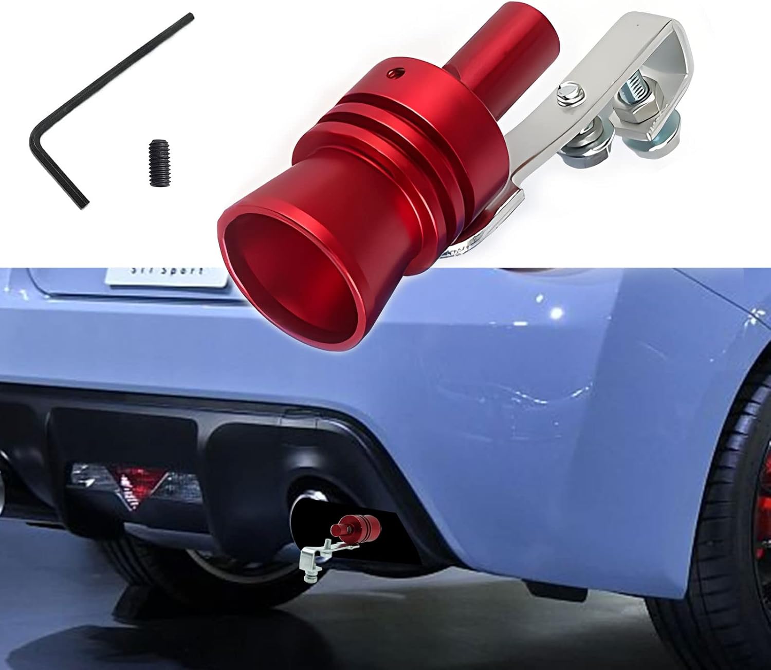 MEA CO001 Aluminum Alloy Universal Turbo Whistle,Turbo