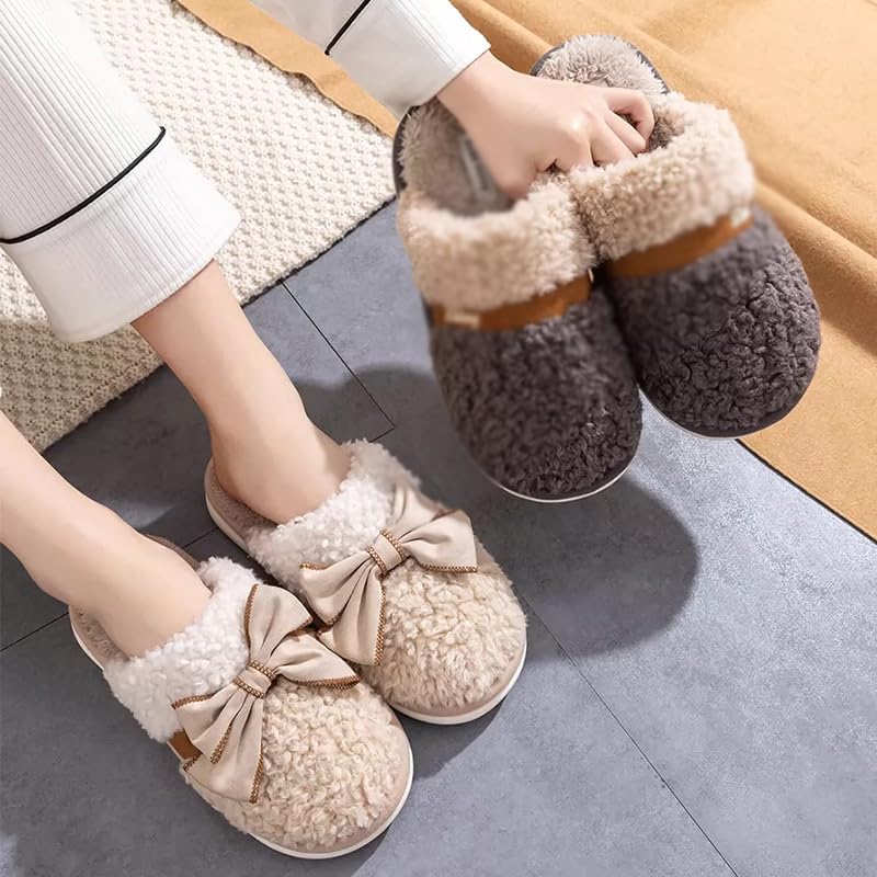BEDAW Zapatillas De Algodón Cálidas En Invierno, Zapatillas Peludas para Niños, Niñas, Hombres Y Mujeres, Parejas