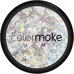 Glitter Shine Borboleta Prata 2G, Colormake