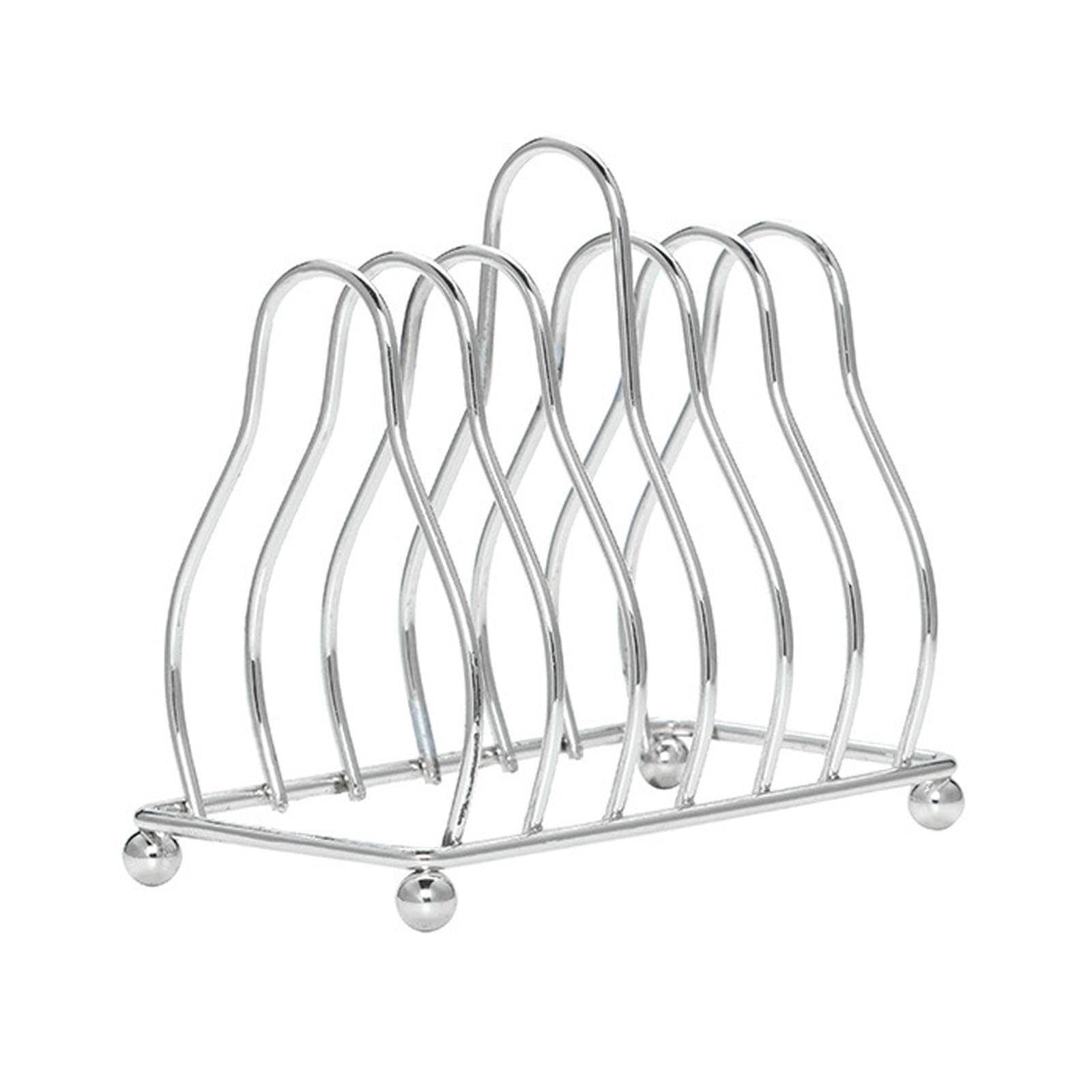 QIXCXAZ Durable Spoon Holder Kitchen Rack Efficient Dish Plate Storage Raising Organization In Kitchen Which Is Sturdy And Practical. Pantry Cabinet, Silver, 13x11x7cm