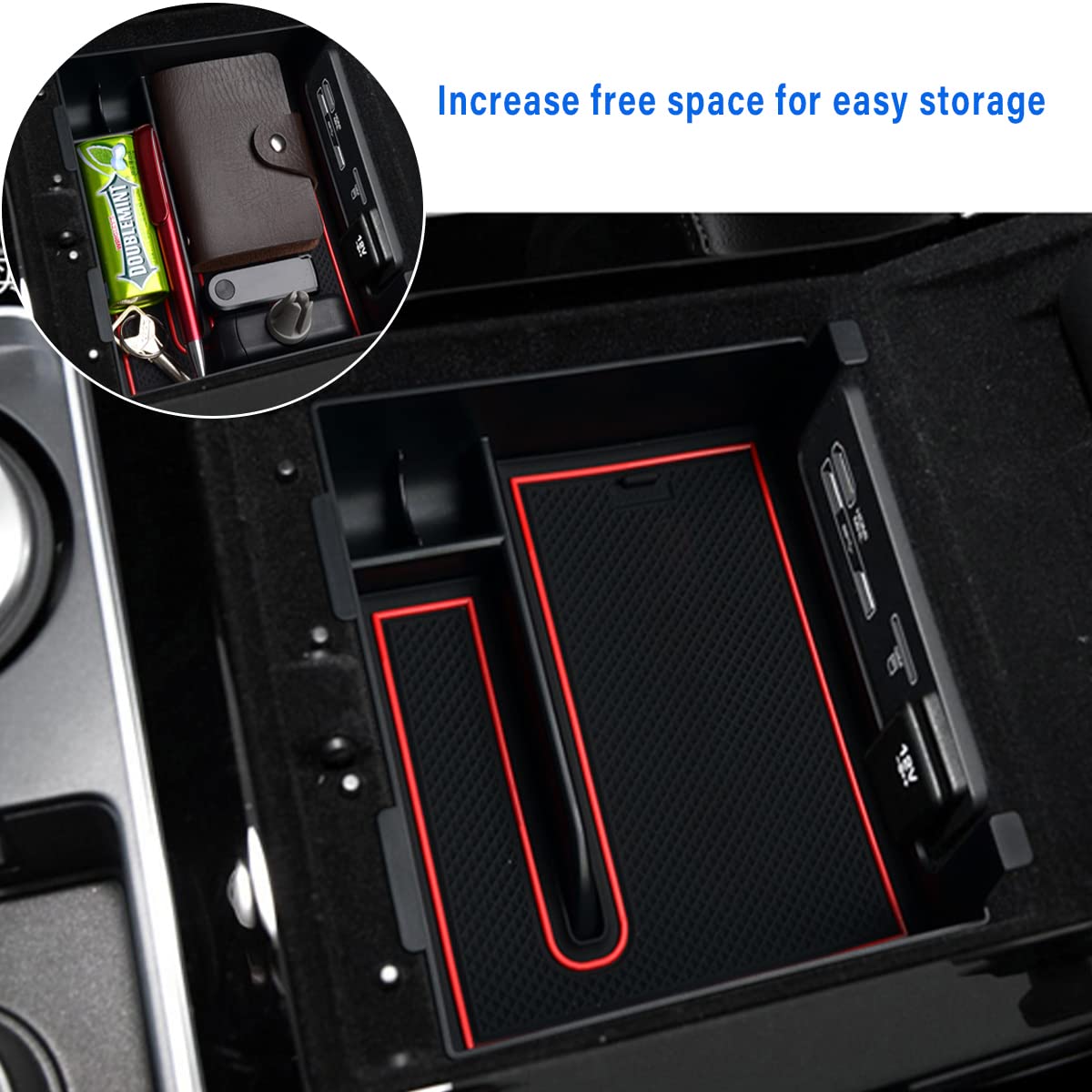 Console Centrale Auto Vassoio Bracciolo Scatola Di Immagazzinaggio Per Land Rover Range Rover Velar 2017 2018 2019 2020 Accessori