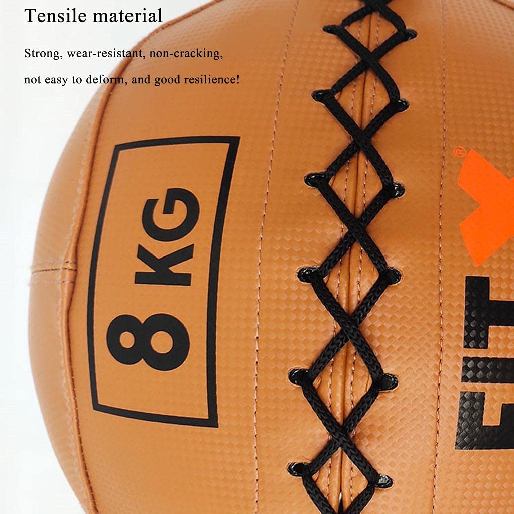 Slam Ball KK En Caoutchouc Anti-Rebond 4 à 10 Kg - Entraînement Force Et Puissance Pour Maison Et Salle