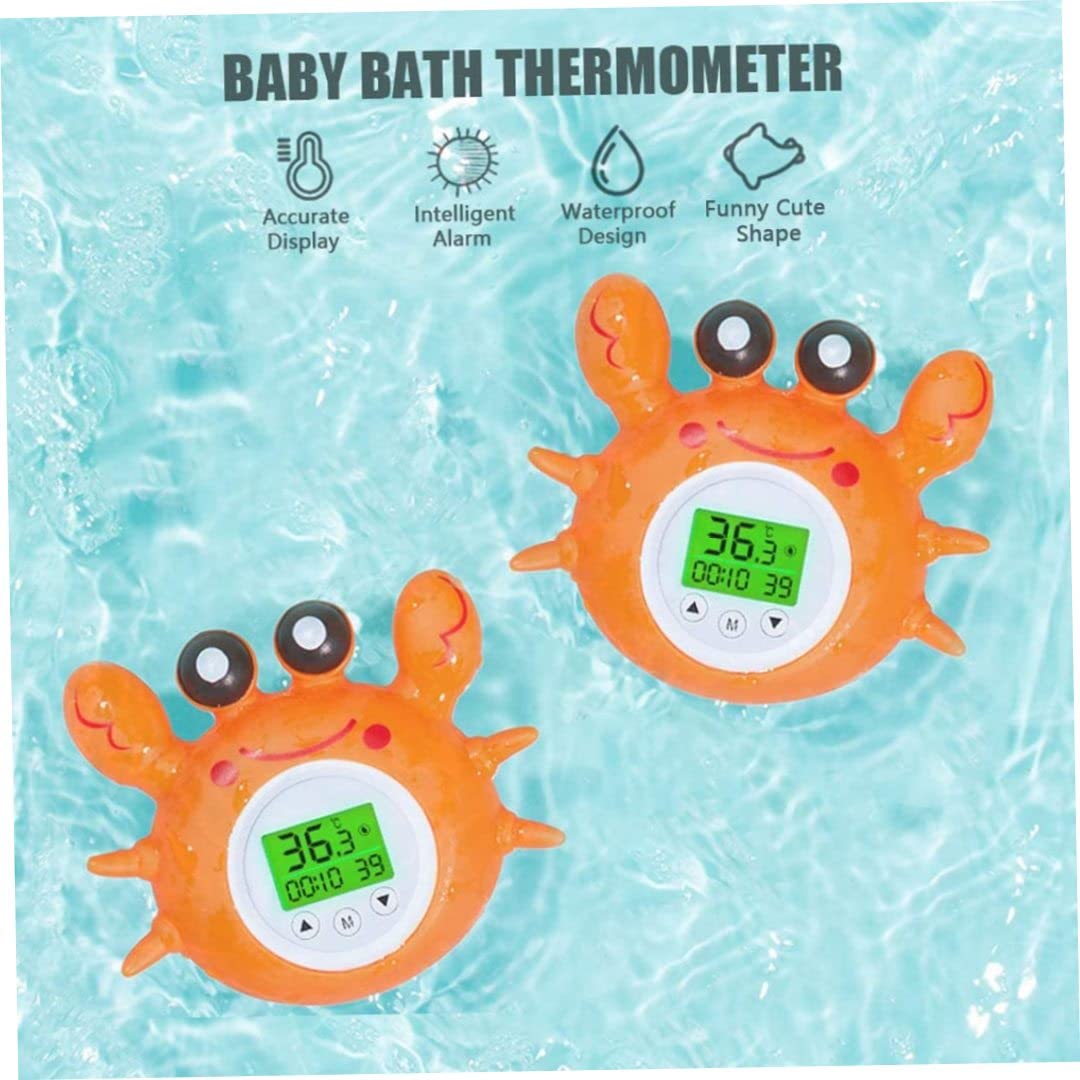 Thermomètre De Bain Bébé Numérique - Étanche, Affichage LED, Indicateur Couleur (vert/jaune/rouge), Sécurité Pour Enfant