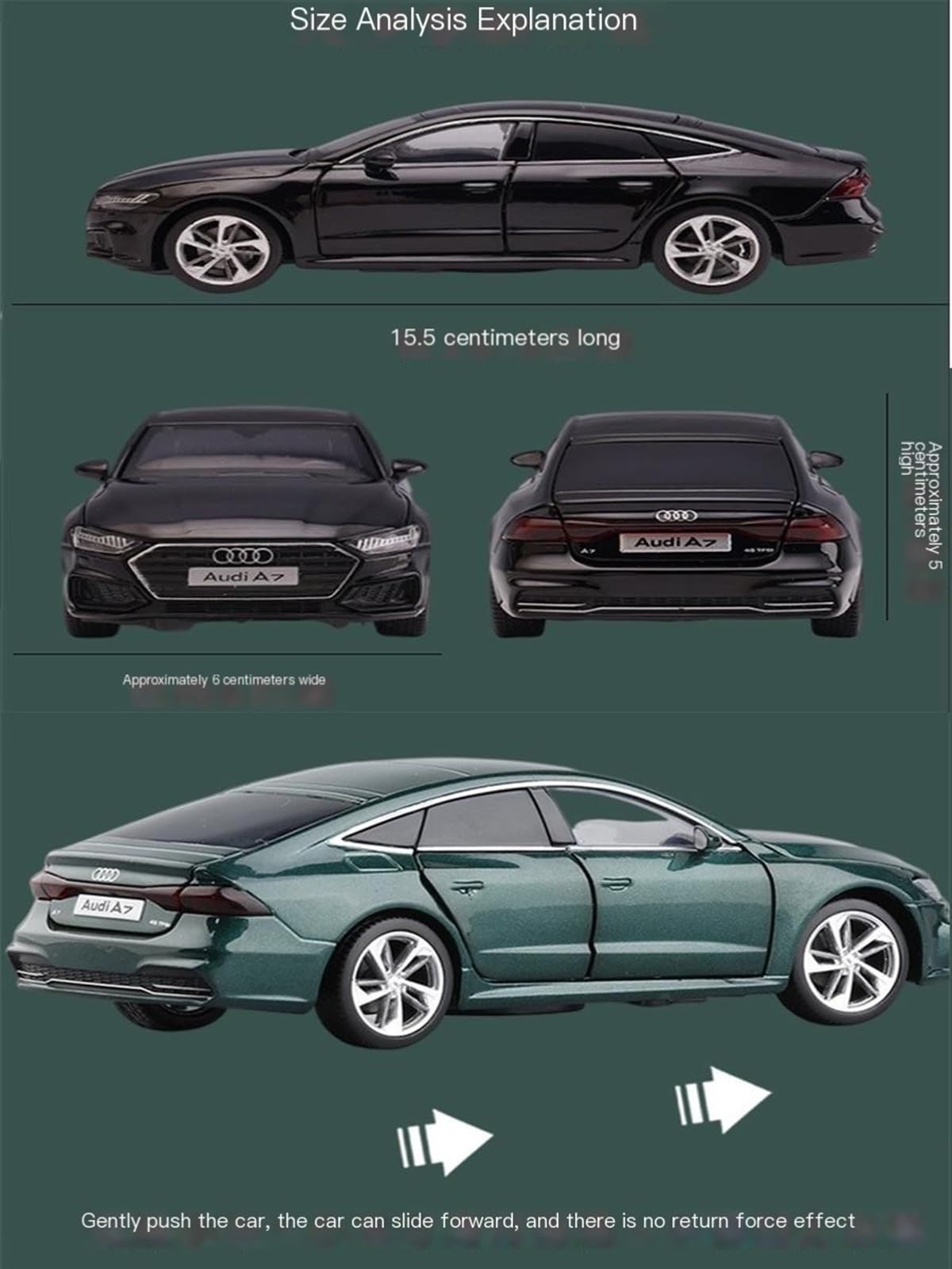 Amazon.co.jp: ミニカー スケールモデルカー 1/32 に適合 Audi A7 