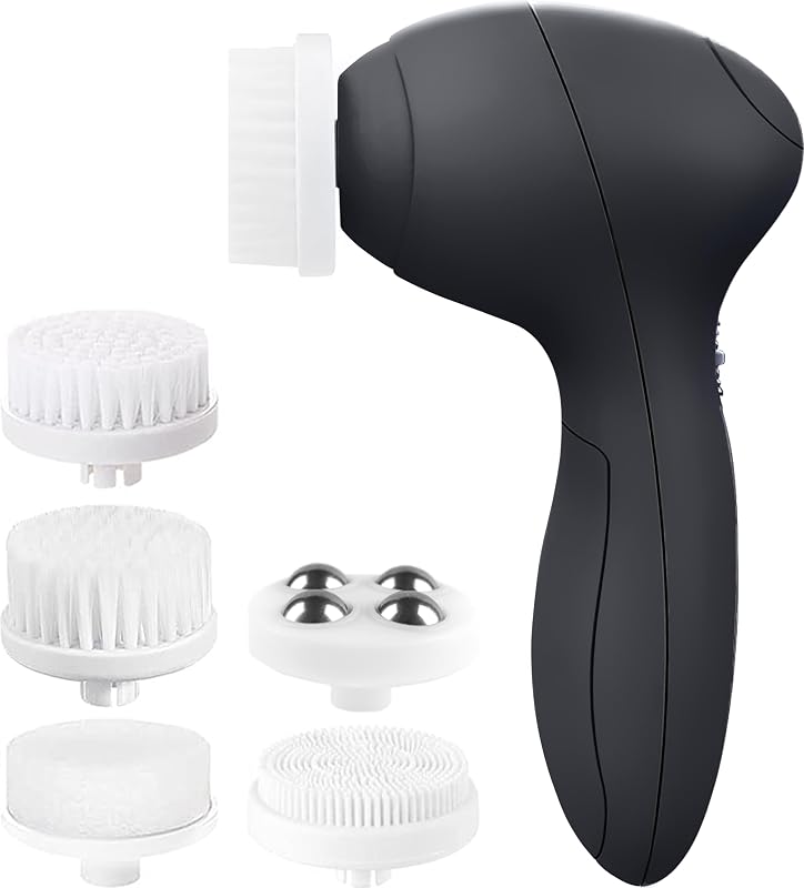 Escova elétrica para limpeza facial VISOFO Onyx com 5 acessórios