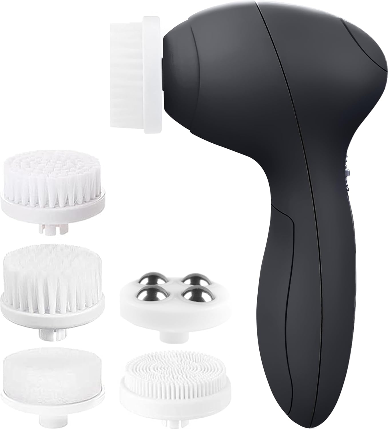Facial Cleansing Brush Face Scrubber Exfoliating Cleaning Skin Care Cleanser Wash Women Girls Electric Beauty Powered Exfoliator Skincare