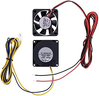 MMOBIEL 2 in 1 Silent Extruder Hot End Fan and DC 24V Turbo Cooling Fan 40x40x10mm Compatible with Creality Ender 3 / Ender 3 Pro/Ender 3 V2 3D Printer
