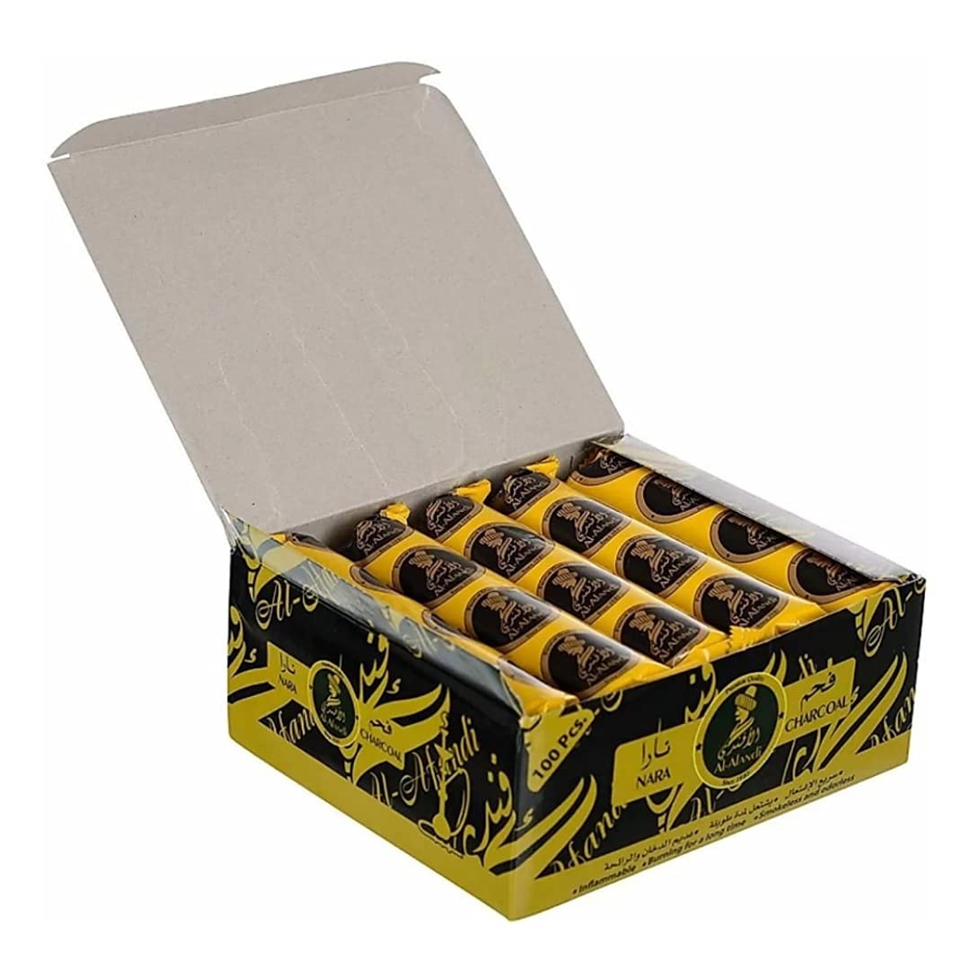 Charcoal Magic Coal Pack of 10 Rolls/Quick Light Charcoal for Pack of 10 Roll (100 Coals)