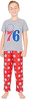 Vista 30 de Ultra Game Conjunto de pijama y camiseta oficial de la NBA de 2 piezas para jóvenes
