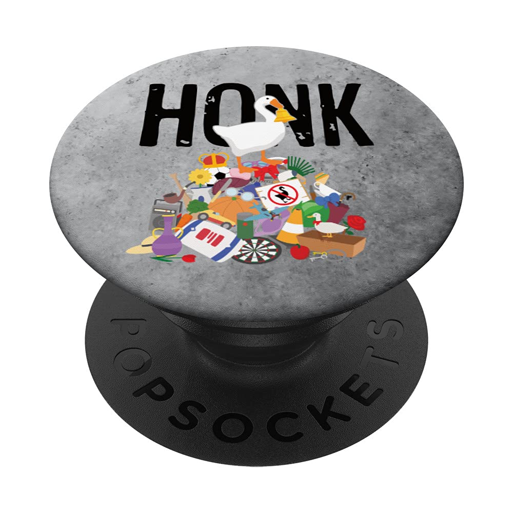 Amazon.com: Goose Game Honk Untitled Goose Addiction Press Y To Honk  PopSockets Swappable PopGrip : Cell Phones & Accessories