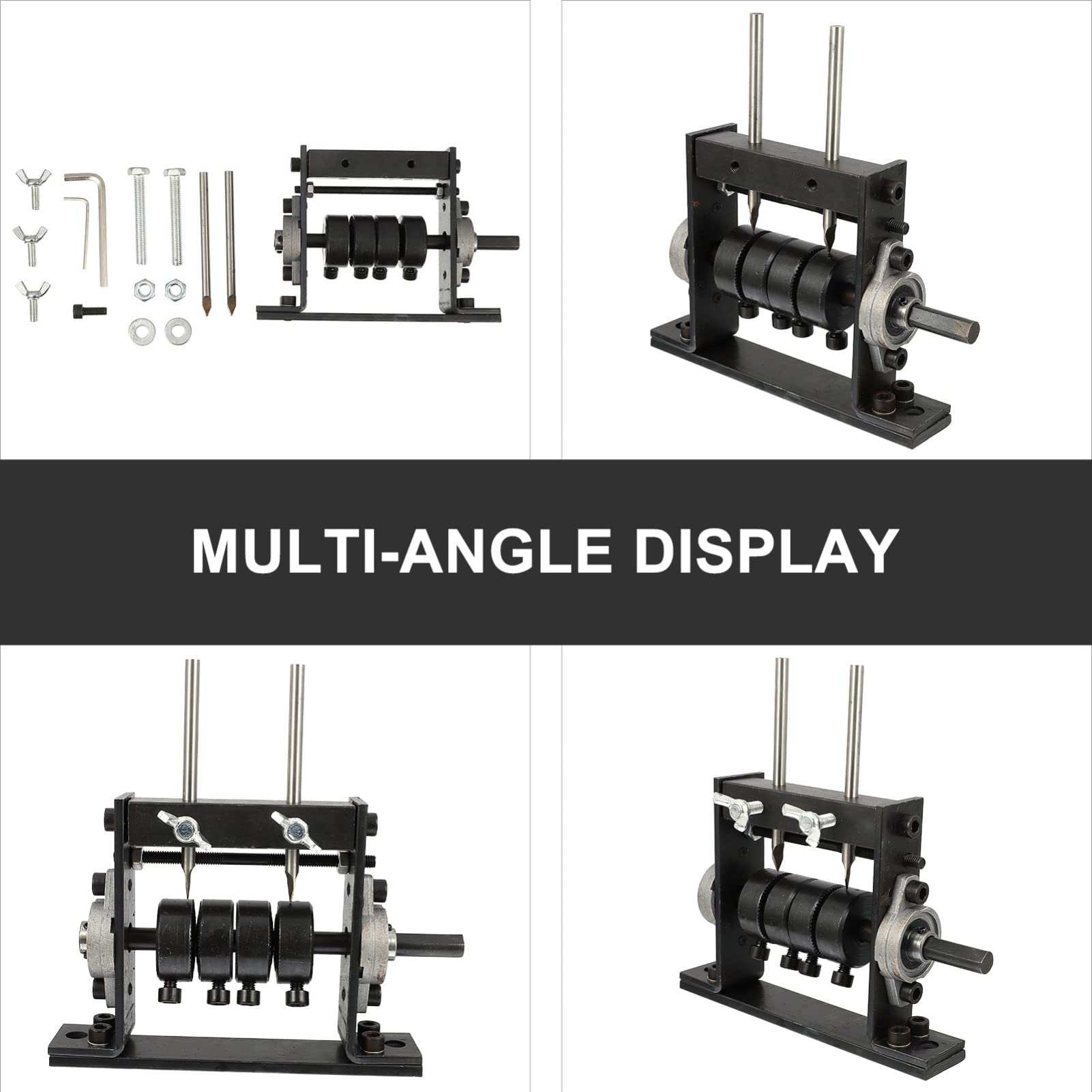 Outil Manuel de Dénudage de Fil en Fer Argenté, Portable et Simple | Usage Domestique, Structure Rationnelle, Commande Facile, Format Compact pour Bricolage et Atelier