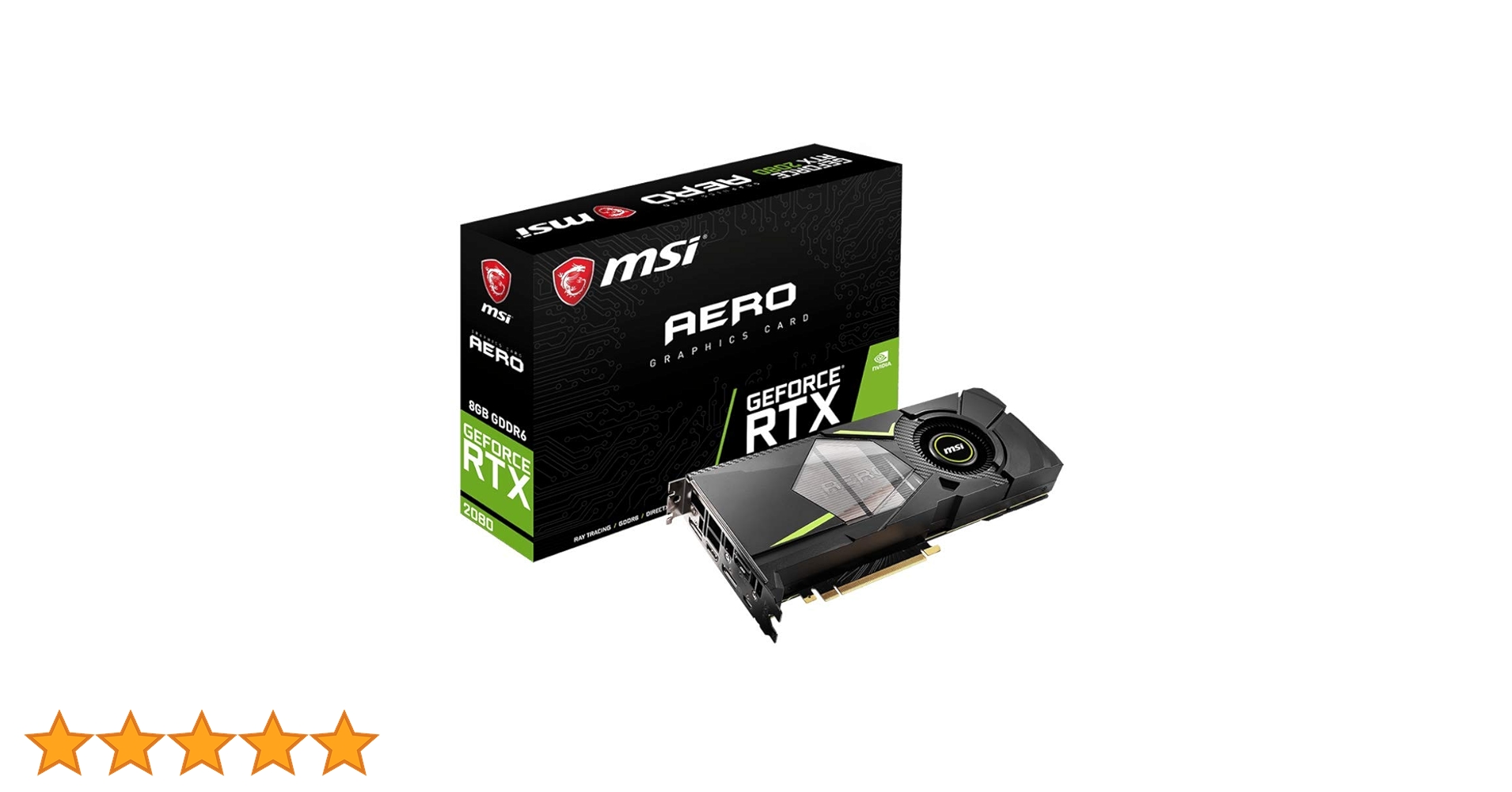 MSI GeForce 2080 AERO 8G グラフィックボード MSI Global - The Leading Brand in High-end Gaming