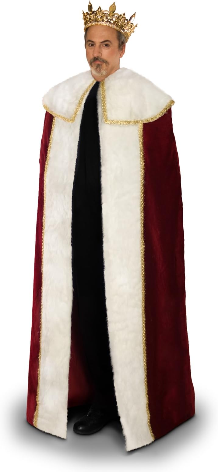 Sunnywood Men's Lava Diva King's Cloak Costume