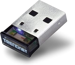 TRENDnet Low Energy Micro Bluetooth 4.0 Class I USB 2.0 with Distance up to 100Meters/330 Feet. Compatible with Win 8.1/8/7/Vista/XP Classic Bluetooth, and stereo headset, TBW-106UB