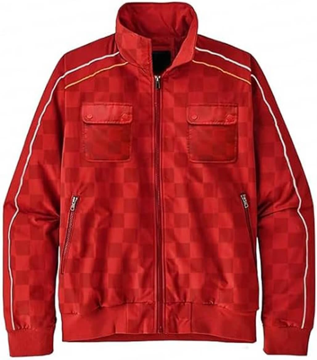 Fall Guy Movie Ryan Gosling Red Bomber Jacket