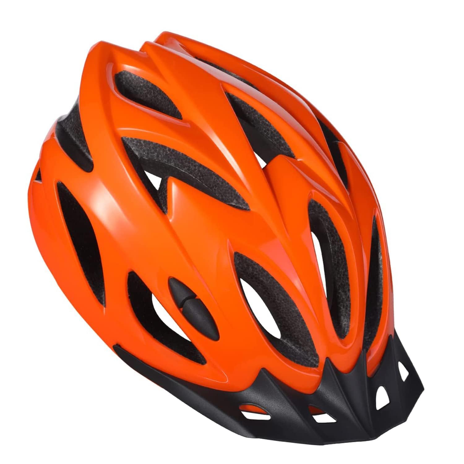 AputueBike Helmet, Lightweight Breathable Cycling Helmet, Eco-Friendly Adult Bike Helmet with Pads and Visor, Adjustable Mountain Road Bicycle Helmet for Men and Women, 58-61cm