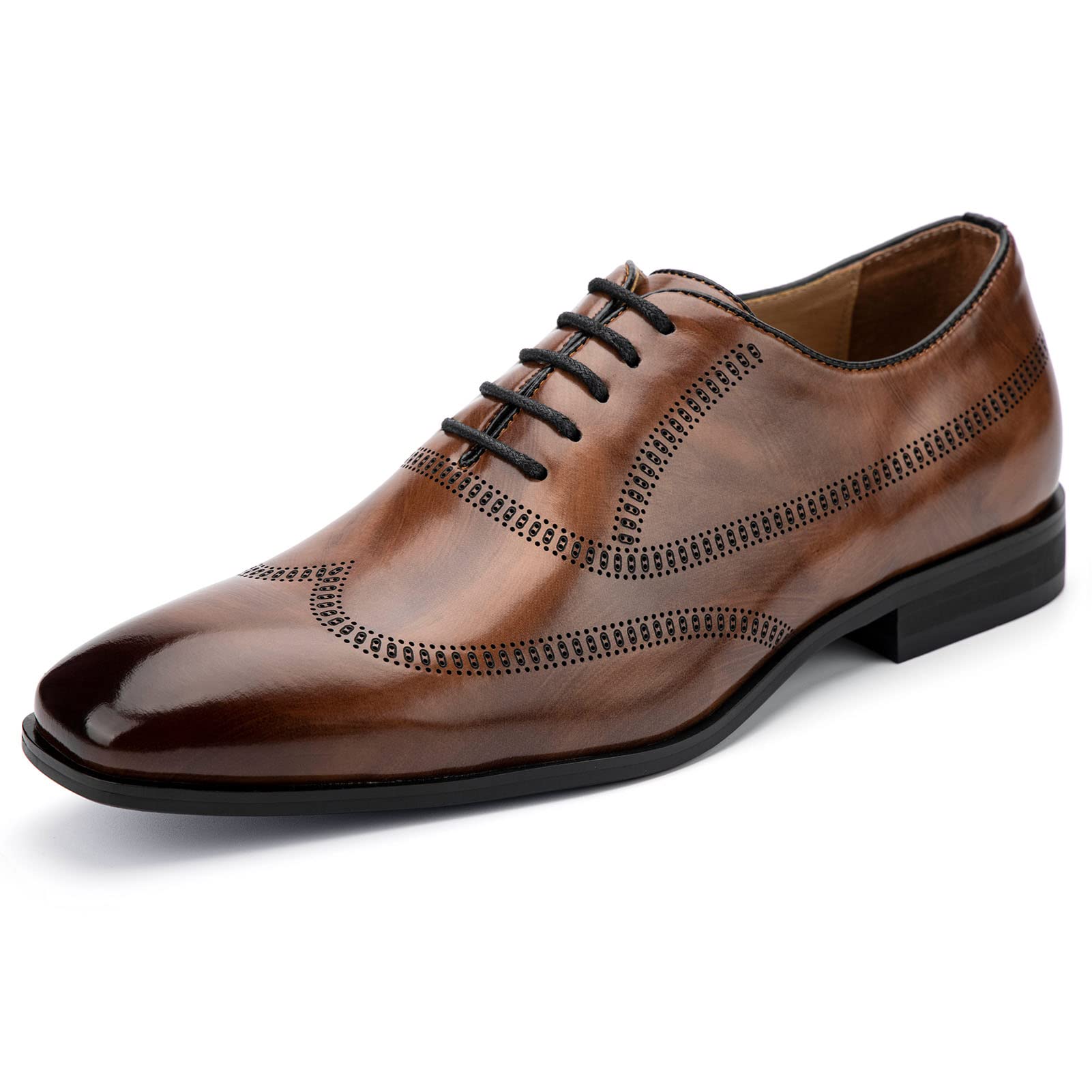 MEIJIANA Oxford Business Lederschuhe für Herren, Schnürschuhe, formelle Schuhe, Oxfords