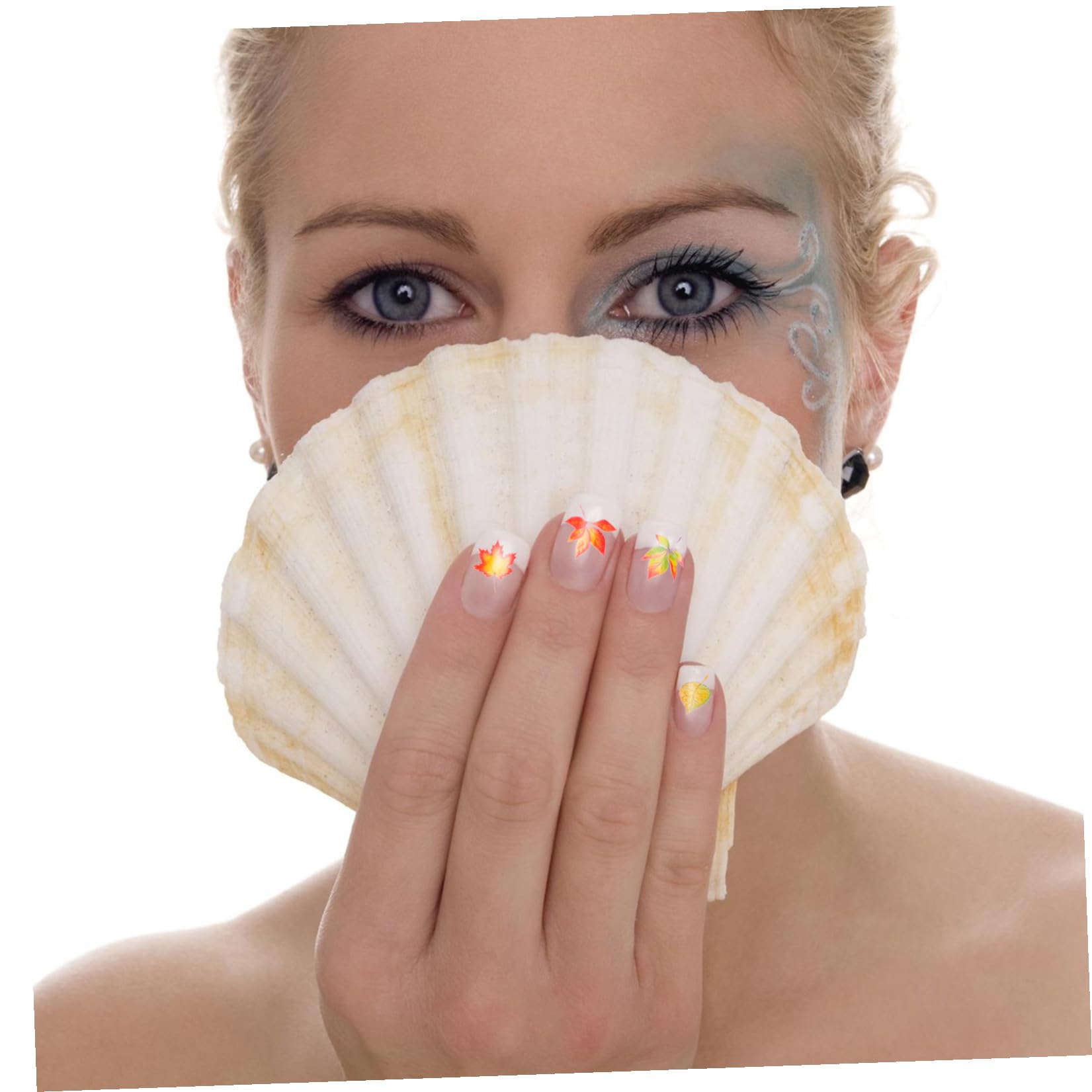 BESTYASH 3 Set Adesivi Unghie Autoadesivi Stickers Con Foglie Decorazioni Per Manicure Te Facili Applicare Per Unghie Gel 9 Fogli*3