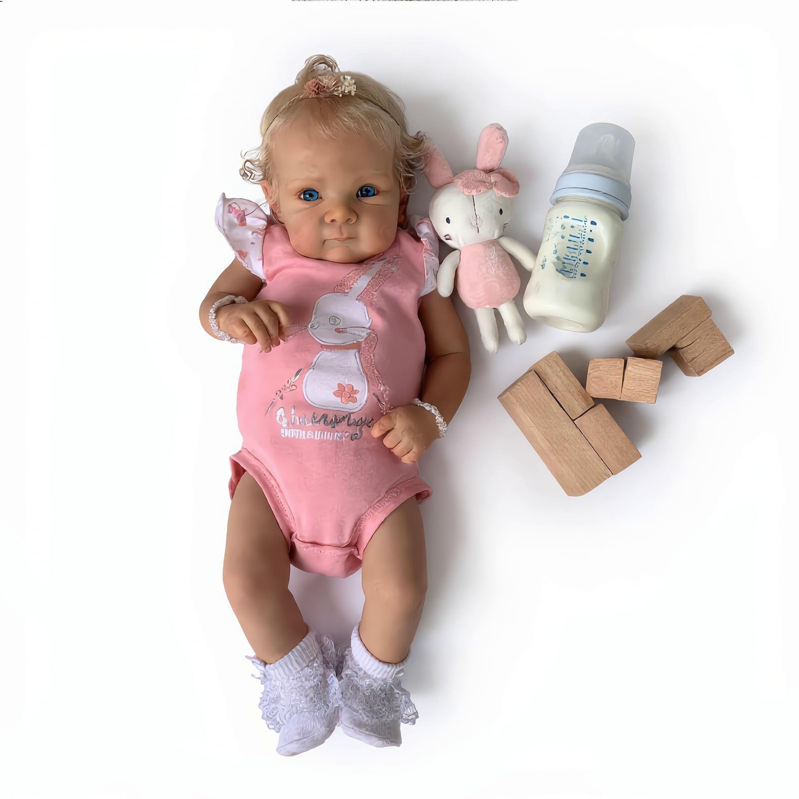 Bambola neonata Realistic 20 pollici (50 cm) – Realizzata a mano in morbido e vinile – Bambola neonata Realistic realistica – Bambola Realistic per neonati – Bambina – Giocattolo per neonati