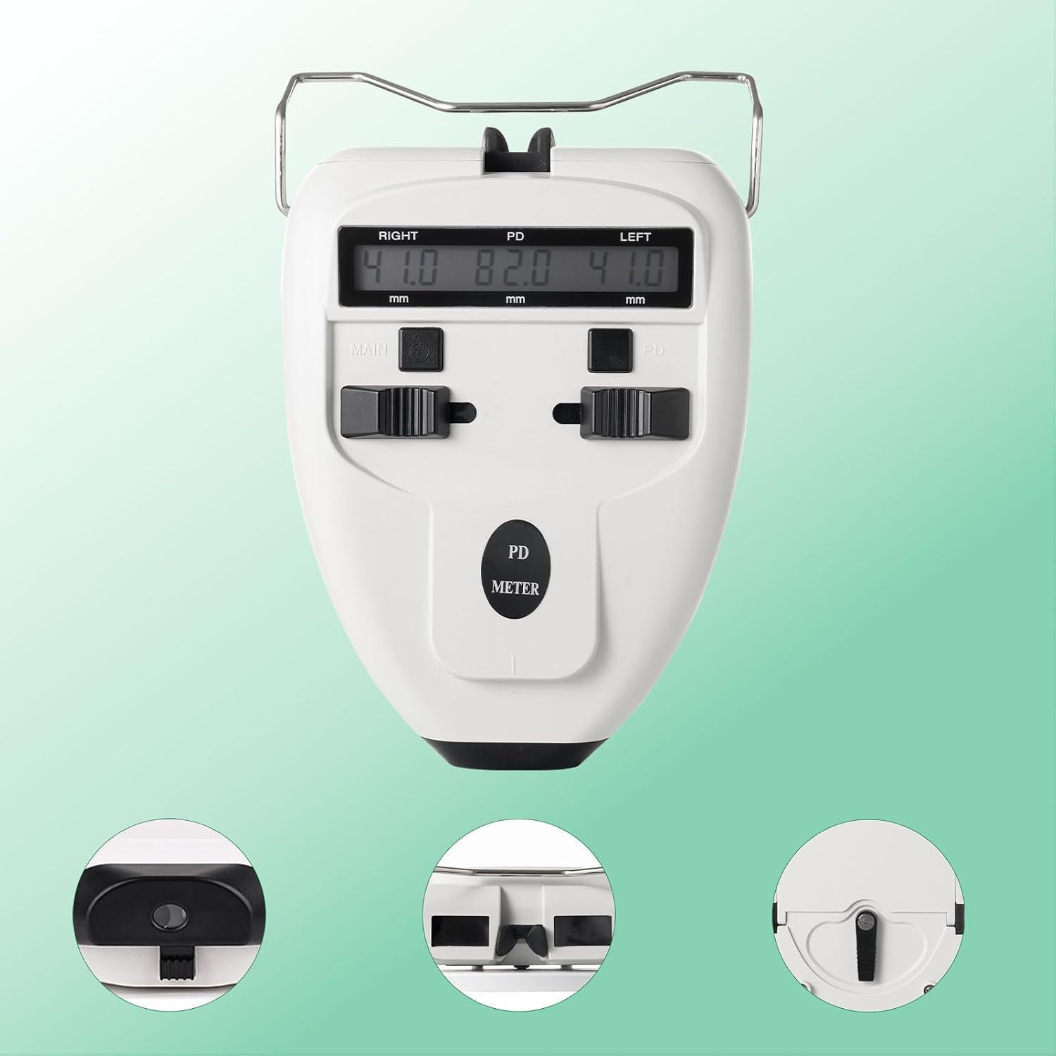 Optisches Digitales Pupillendistanzmessgerät, Led-pd-Meter, Ophthalmologisches Gerät Mit LCD-anzeige, Optisches Pupillometer Zur Messung des Interpupillären Abstands