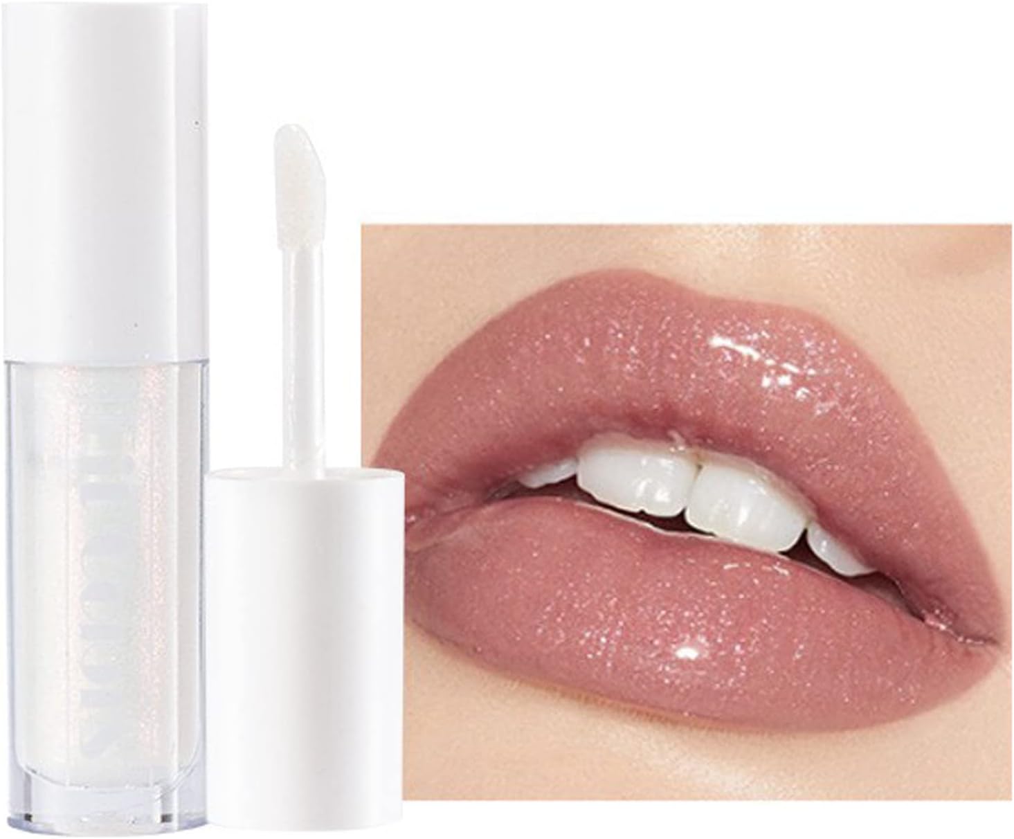 Spicy Lip Gloss,Clear Lip Gloss,Lip Oil for Dry Lips,Lip Plumper Gloss