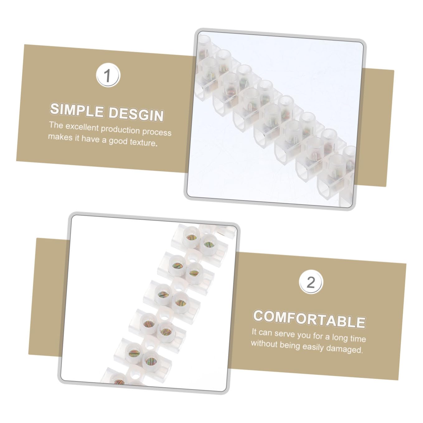 iplusmile 30 Stück X3 Klemmen 380 V Schraubklemmenblock Drahtverbinder Set Lautsprecheranschluss Klemmenblöcke Schnellverbinder Stoßklemmenblock Schnellanschluss Kabelverbinder