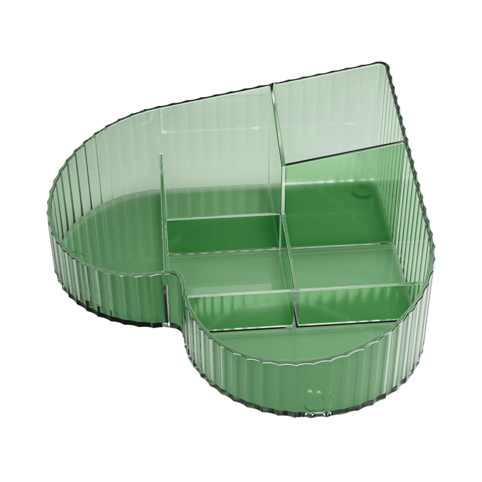 CALANDIS⢠Cosmetic Organizer Countertop Cosmetic Display Case for Bathroom Office Home Green | Storage Boxes | Home Organization | Household Supplies & Cleaning