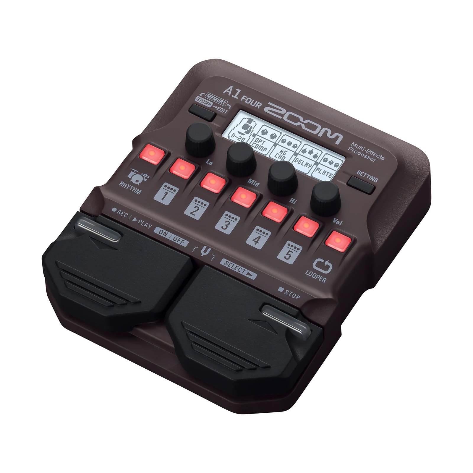 【美品】ZOOM　A1 FOUR　弦楽器、管楽器、ハーモニカ用マルチエフェクター Amazon.co.jp: ZOOM ズーム A1 FOUR アコースティック楽器用 マルチ