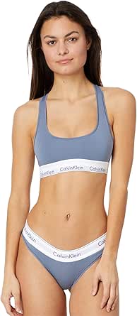 Calvin Klein Womens Modern Cotton Unlined Wireless Bralette