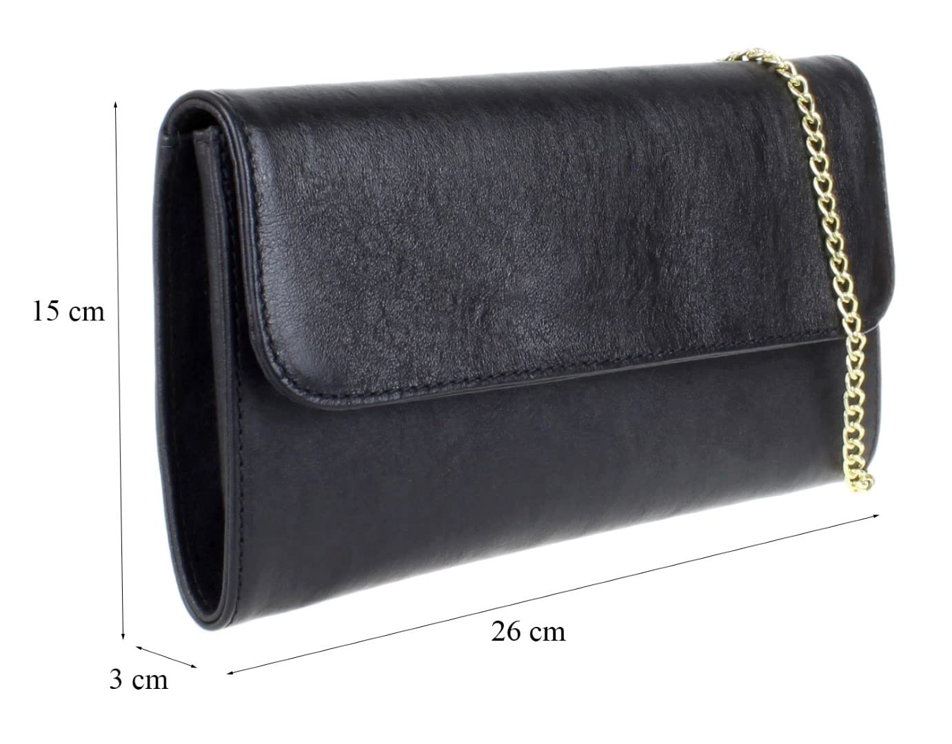 Girly Handbags Cocodrilo del ante del bolso de embrague